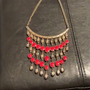 Red and gold necklace